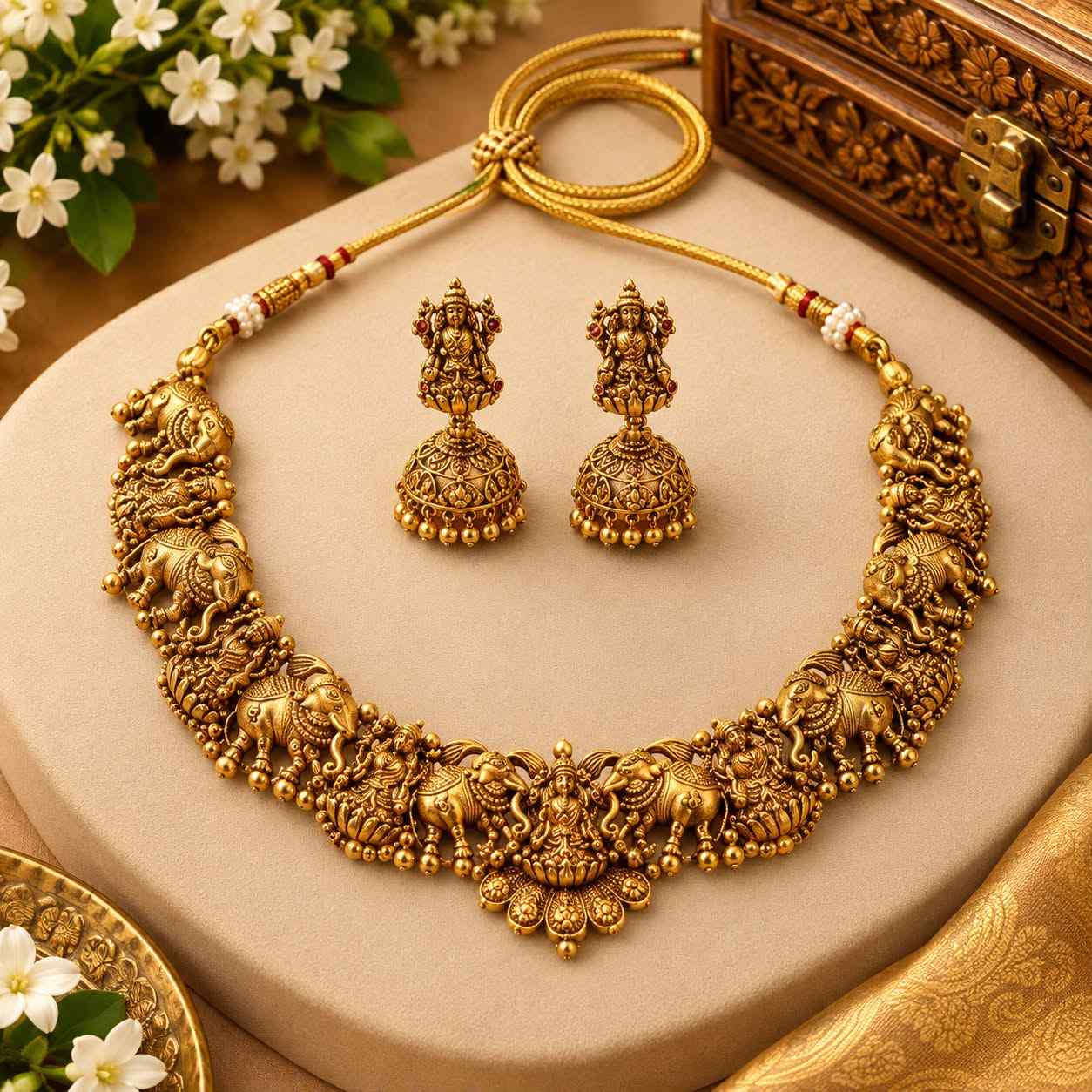 Gold-Plated Temple Jewelry 